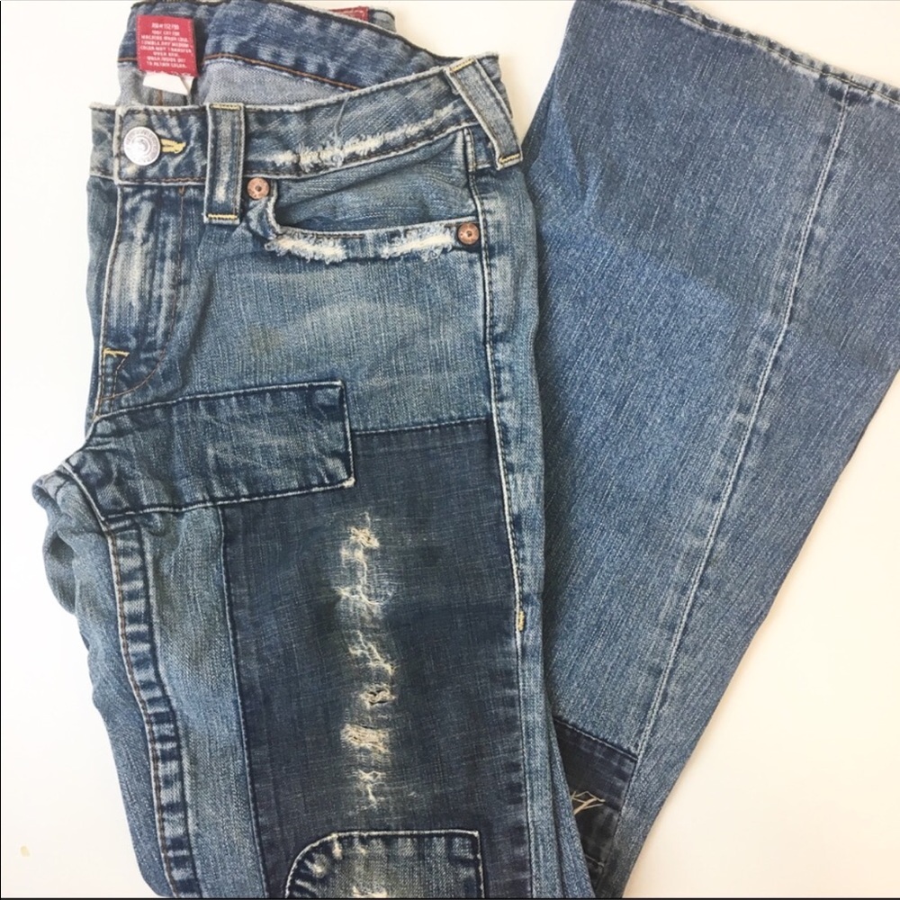 True Religion Patchwork jeans size 30